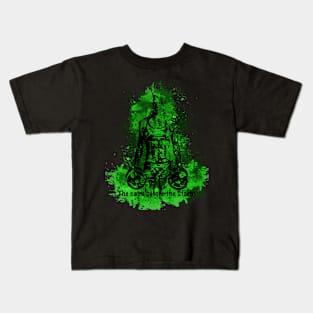 The Calm Before The Storm (green) Kids T-Shirt